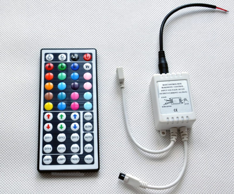Sterownik RGB IR 44 przyciski