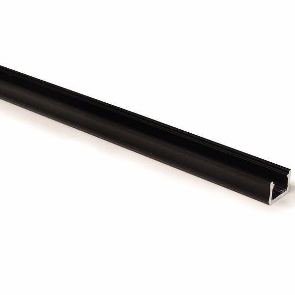 Profil aluminiowy LUMINES typ X anodowany CZARNY 1m