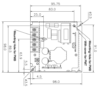 Zasilacz Delta PMT-12V35W1AA - 12V 2,9A 35W modułowy