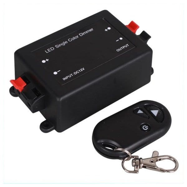 Sterownik LED ściemniacz RF-radiowy pilot BRELOK 12V 8A 96W