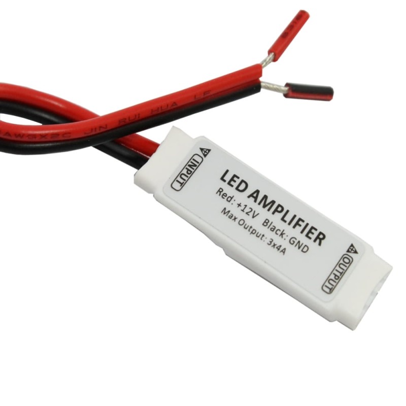 Wzmacniacz sygnału RGB LED 12V 72W MINI