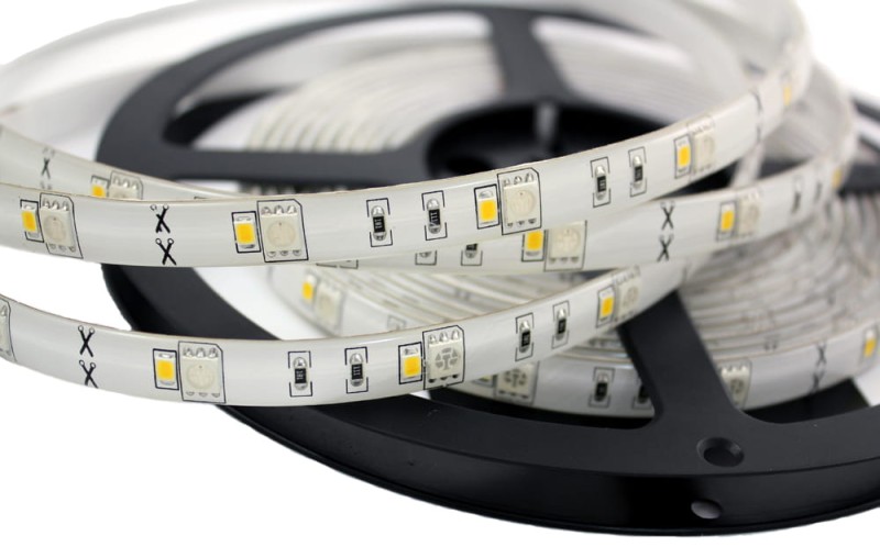 Taśma RGBW +ciepły SMD2835 300 LED IP65 wodoodporna  5m