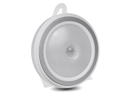 Lampa LED z sensorem ruchu stojak-haczyk MCE222