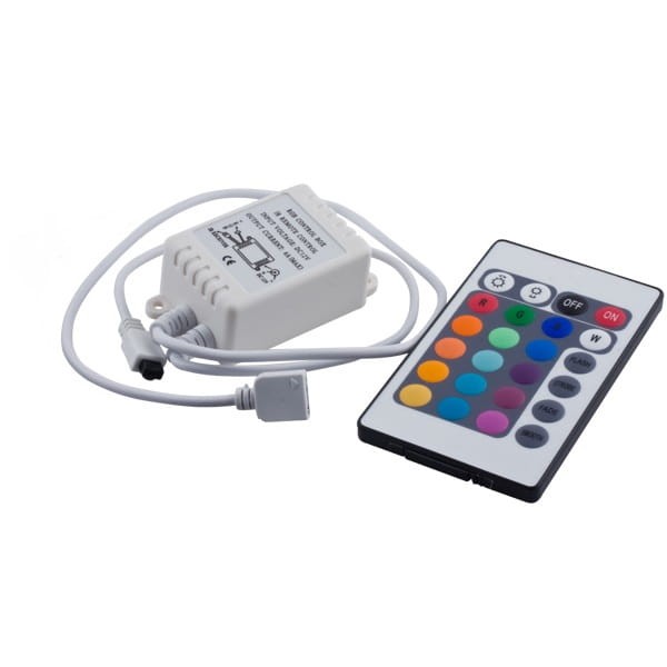 Sterownik RGB IR - 24 przyciski - 12V 6A 72W