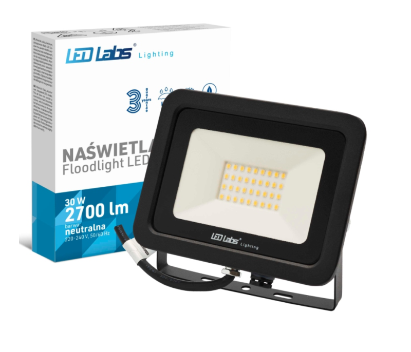 Naświetlacz LL LED SMD 30W 230V biały neutralny