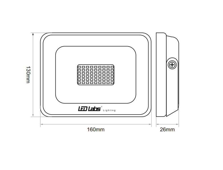 Naświetlacz LL LED SMD 30W 230V biały neutralny