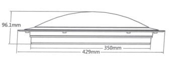 Plafon LED AIGOSTAR 30W 2100lm CCT pilot 3000-6500K