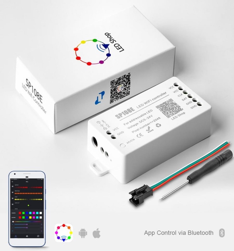Sterownik magic RGB WS2811 SP108E WiFi LED Shop