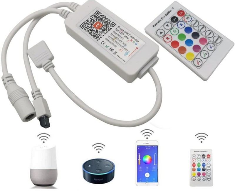 Sterownik RGB WiFi smart LED mini + pilot IR