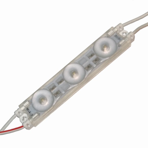 Moduł LED 3x SMD3030 3W Soczewka W 6000K