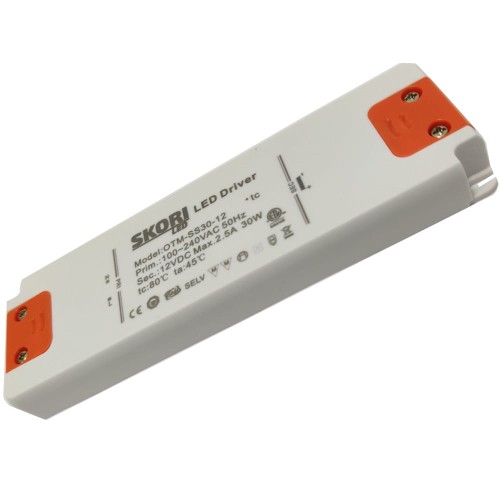 Zasilacz LED FPS-30-12  2,5A 30W 12V DC meblowy