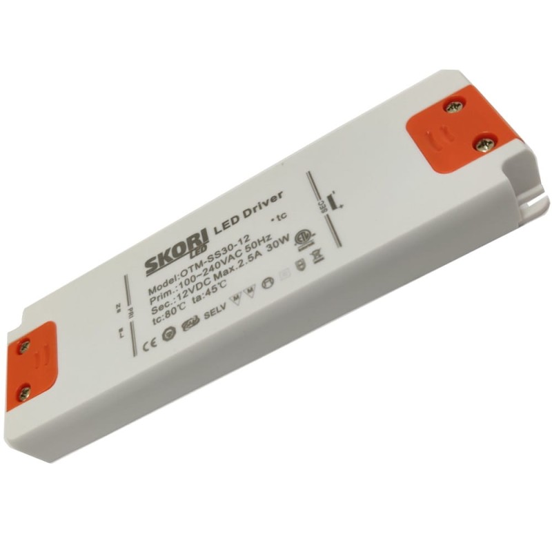 Zasilacz LED FPS-30-12  2,5A 30W 12V DC meblowy