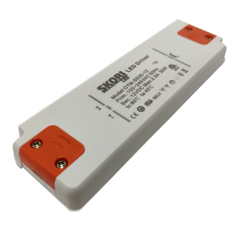 Zasilacz LED FPS-30-12  2,5A 30W 12V DC meblowy