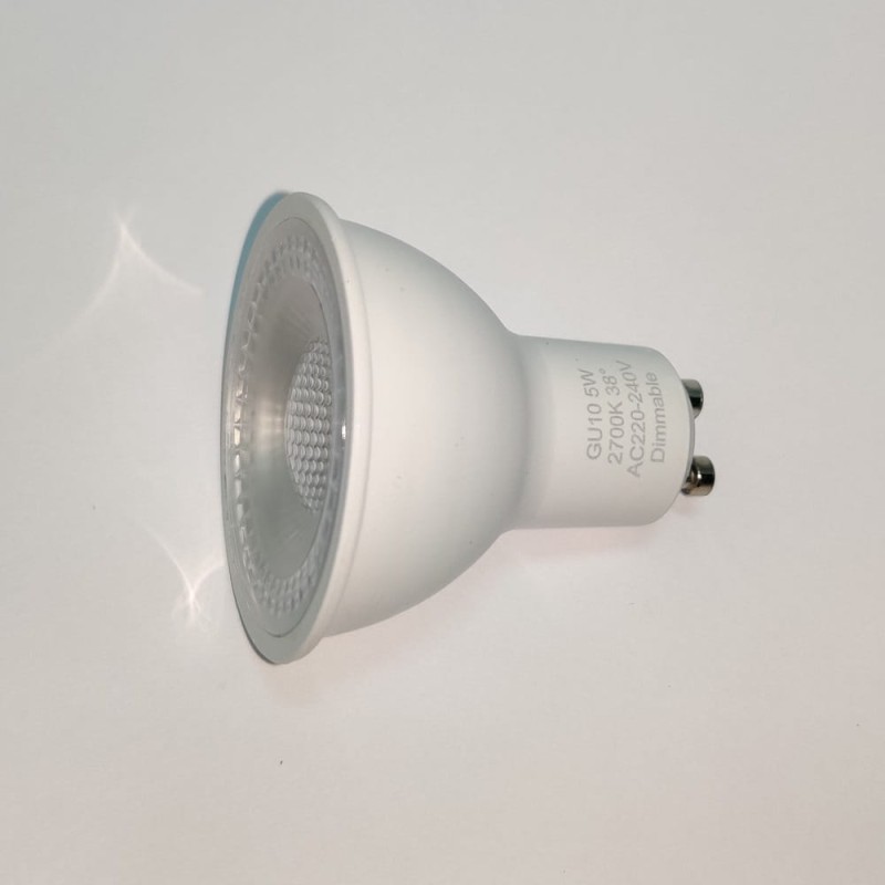 Żarówka LED GU10 5W ściemnialna LENS 38° ciepła 2700K 460lm DIMM