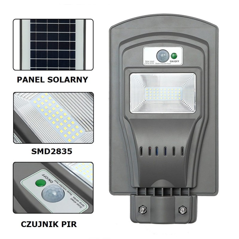 SOLARNA Lampa Uliczna LED 20W 6500K  ELP-YT-20