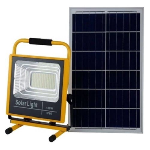 SOLARNY Przenośny Naświetlacz LED 100W 6500K Lampa