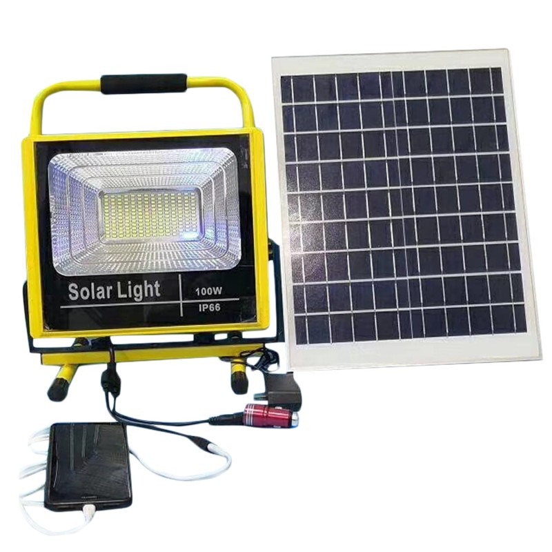 SOLARNY Przenośny Naświetlacz LED 100W 6500K Lampa