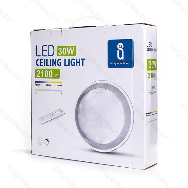 Plafon LED AIGOSTAR 30W 2100lm CCT pilot 3000-6500K