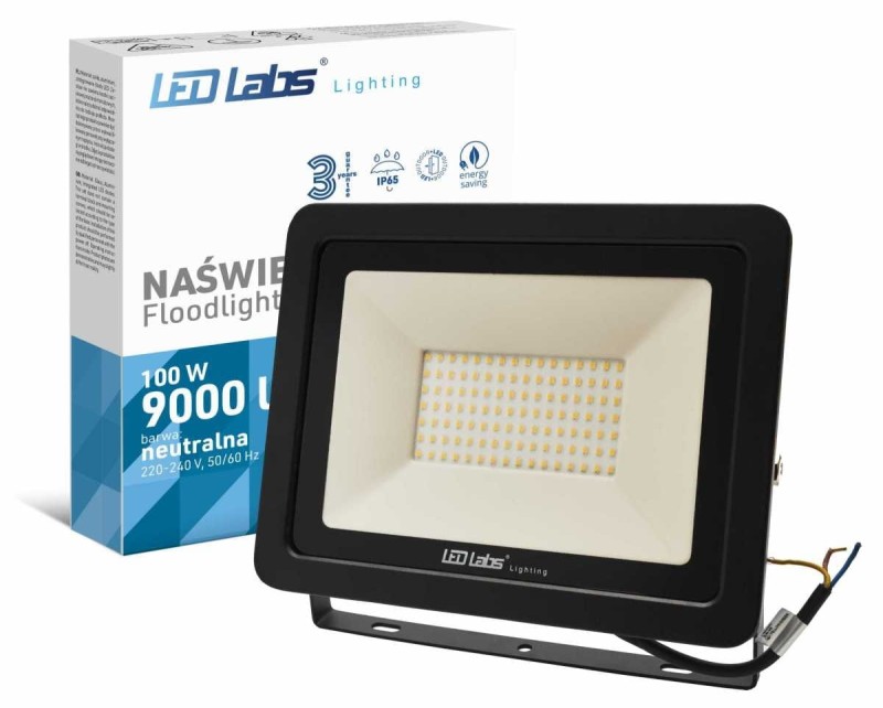 Naświetlacz LL LED SMD 100W 230V biały neutralny