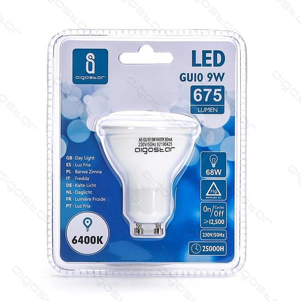 Żarówka LED GU10 9W 675lm SMD2835 Aigostar zimna