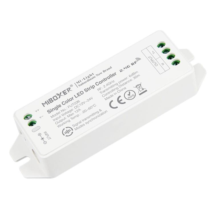 Milight MIBOXER Kontroler MONO strefowy 12A FUT036M