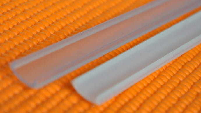 Klosz do profili ALU-LED PC przezroczysty P1 P2 P3 P4 1m