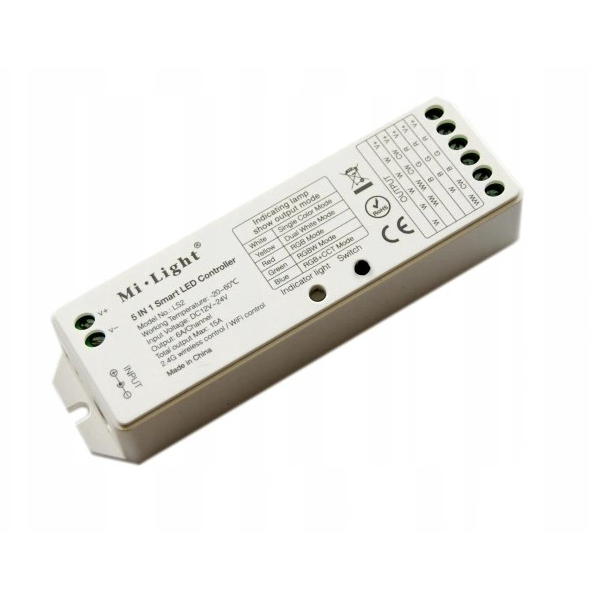 Milight LS2 sterownik LED 5-in-1 kontroler 8 stref