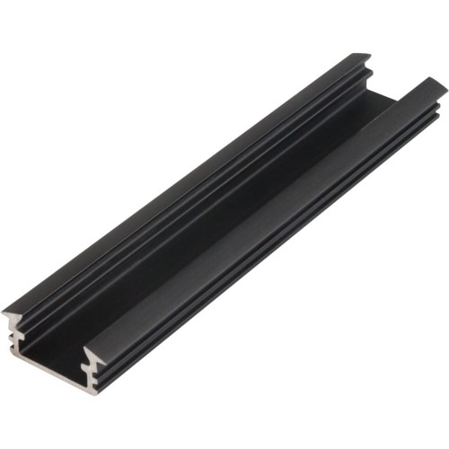 Profil aluminiowy ALU-LED P1 anodowany CZARNY 1m