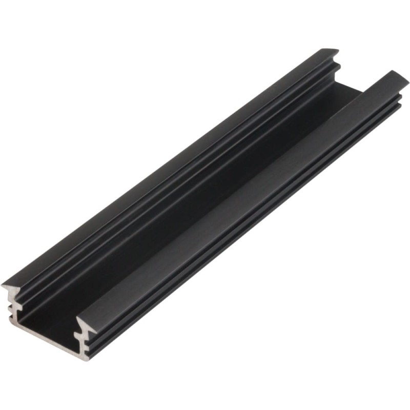 Profil aluminiowy ALU-LED P1 anodowany CZARNY 1m