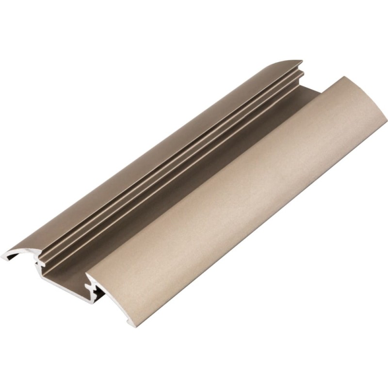 Profil aluminiowy ALU-LED P4 anodowany INOX 1m