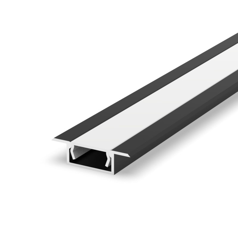 Profil Aluminiowy TECH-LIGHT czarny lakierowany P6-2 1m
