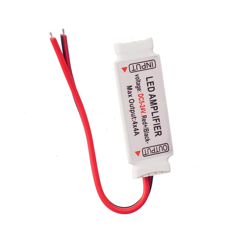 Wzmacniacz sygnału RGBW 4x4A 5-pin MINI