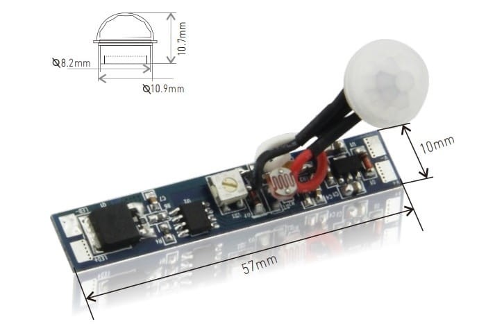 Włącznik z czujnikiem ruchu PIR i zmierzchu LSS002