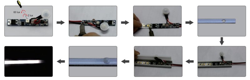 Włącznik z czujnikiem ruchu PIR i zmierzchu LSS002