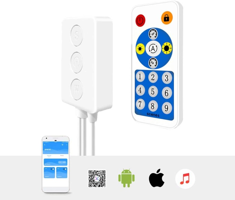 Sterownik magic RGB SP601E Bluetooth + Pilot Dual Output