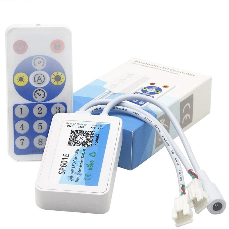 Sterownik magic RGB SP601E Bluetooth + Pilot Dual Output