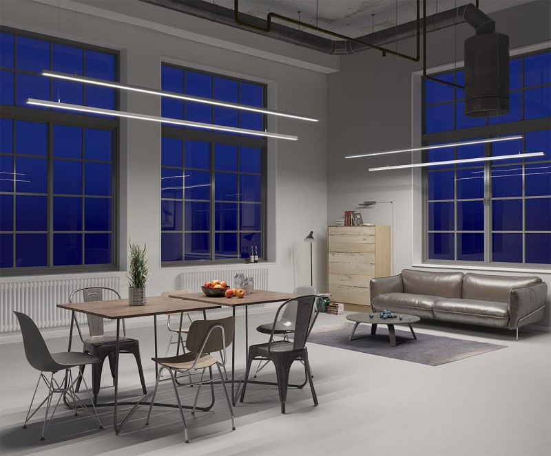 Profil alu nawierzchniowy BIAŁY TECH-LIGHT P22-3 1m