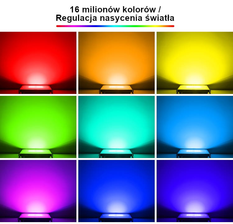 Milight FUTT03 Naświetlacz 30W RGB CCT halogen