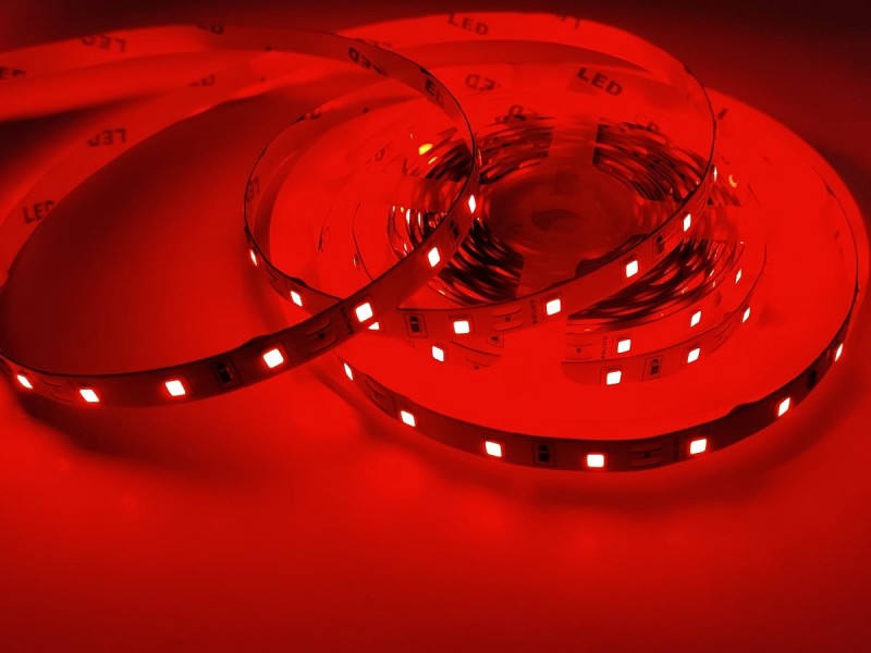 Taśma 300 LED SMD2835 IP20 czerwona