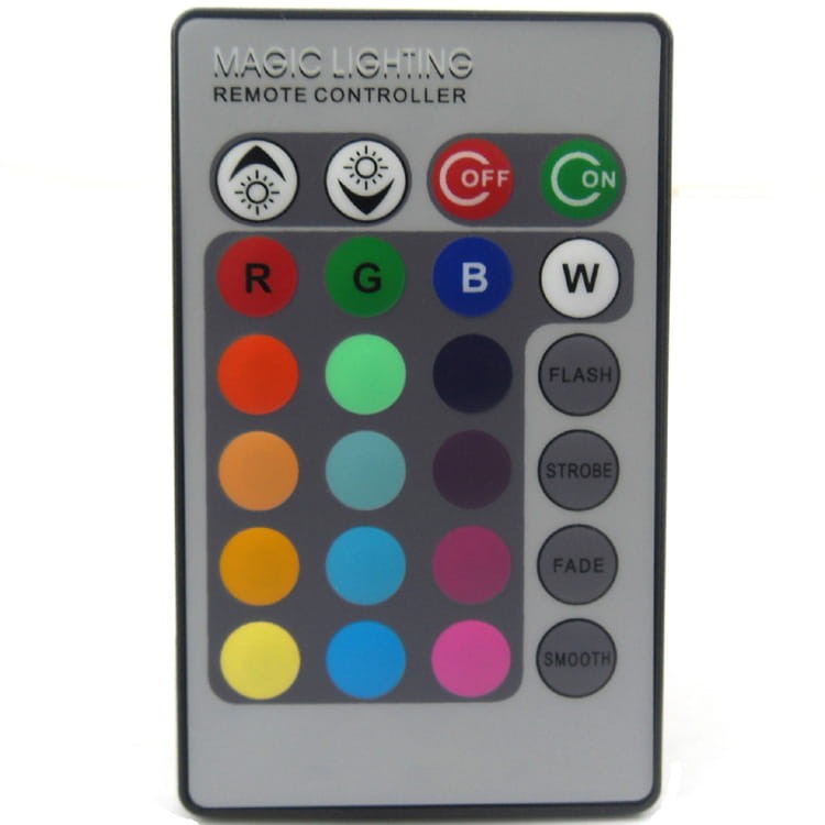Naświetlacz LED RGB 20W 230V z pilotem IR