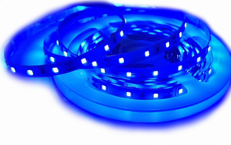 Taśma 300 LED SMD2835 IP20 niebieska 1m