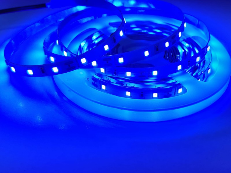 Taśma 300 LED SMD2835 IP20 niebieska 1m