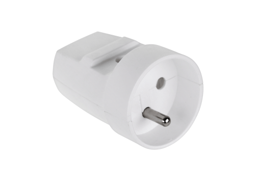 Gniazdo 230V G10 z uziemieniem białe