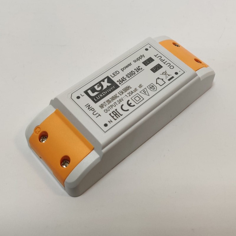 Zasilacz LED DS2645 1,25A 30W 24V DC plastikowy