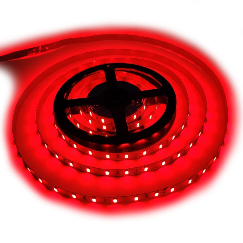 Taśma 300 LED SMD5630 IP20 czerwona 24V 1m