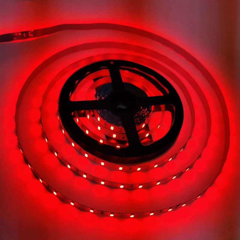 Taśma 300 LED SMD5630 IP20 czerwona 24V 1m