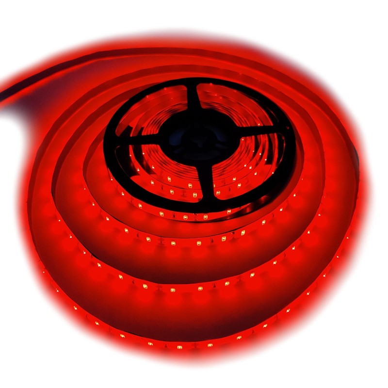 Taśma 300 LED SMD5630 IP65 WODOODPORNA czerwona 24V 1m