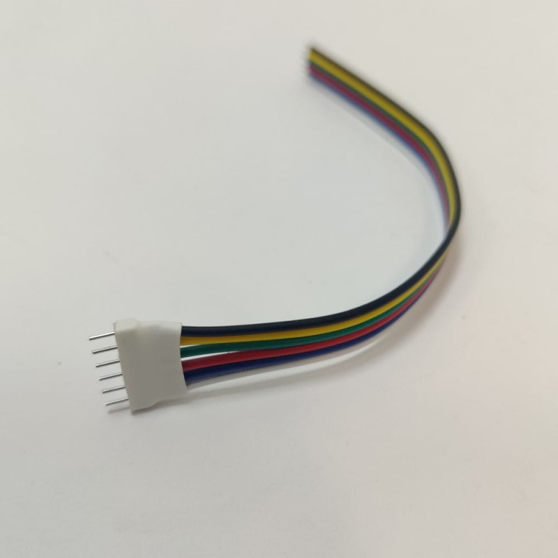 Złączka do taśmy LED RGB+CCT 6-PIN wtyk + kabel