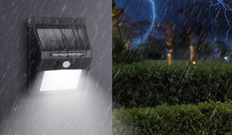 Halogen solarny ścienny Aigostar 20 LED SENSOR