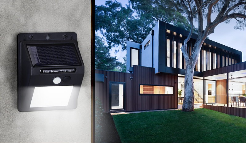 Halogen solarny ścienny Aigostar 20 LED SENSOR